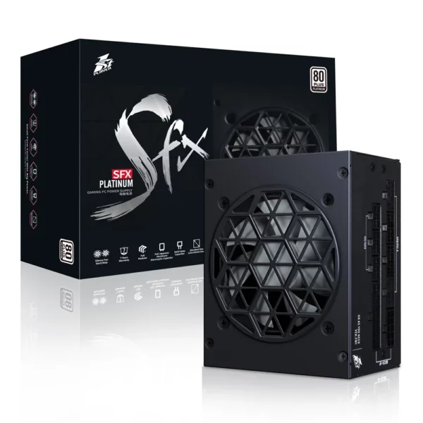 1st Player NGDP ATX 3.1 PCIe 5.1 80 PLUS PLATINUM Cybenetics Certified Full Modular Power Supply (Copy)
 	120 mm FDB fan that supports 0 RPM mode
 	Embossed Cable: Stylish, durable, and flexible
 	Fully Modular: Detachable cables for easy management
 	80 PLUS Platinum Certified: 91.01% efficiency at full load
 	Full Japanese electrolytic capacitors: Ensures reliability and longevity
 	Test report download via MES ID, quick access to individual test report
 	ATX 3.1 and PCIe 5.1 ready: Ensuring reliable power delivery to your high-performance graphics card