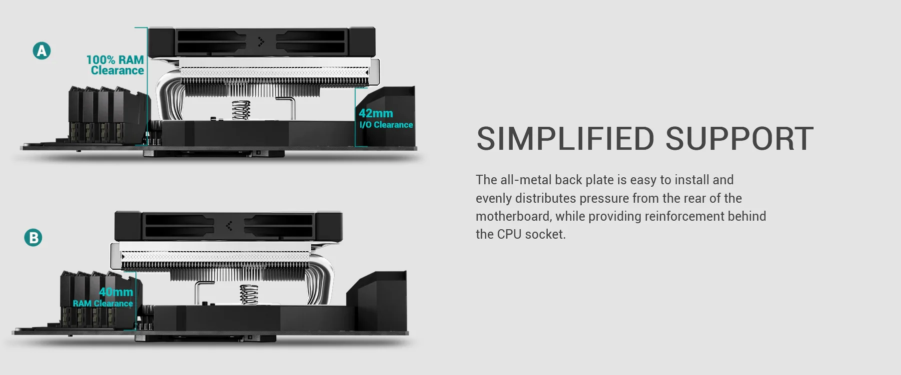 Deepcool AN600 Low Profile CPU Air Cooler Bermor Techzone