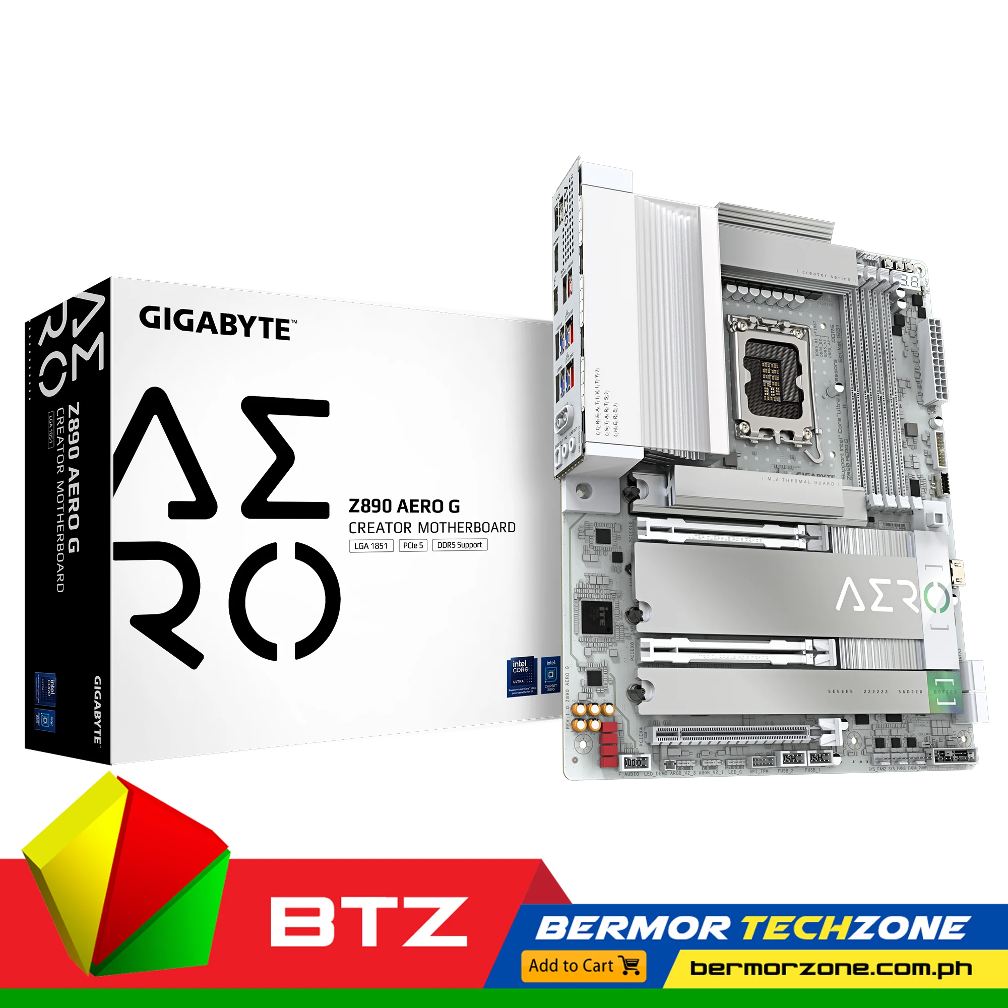 Gigabyte Z890 AERO G ATX LGA1851 Motherboard Bermor Techzone