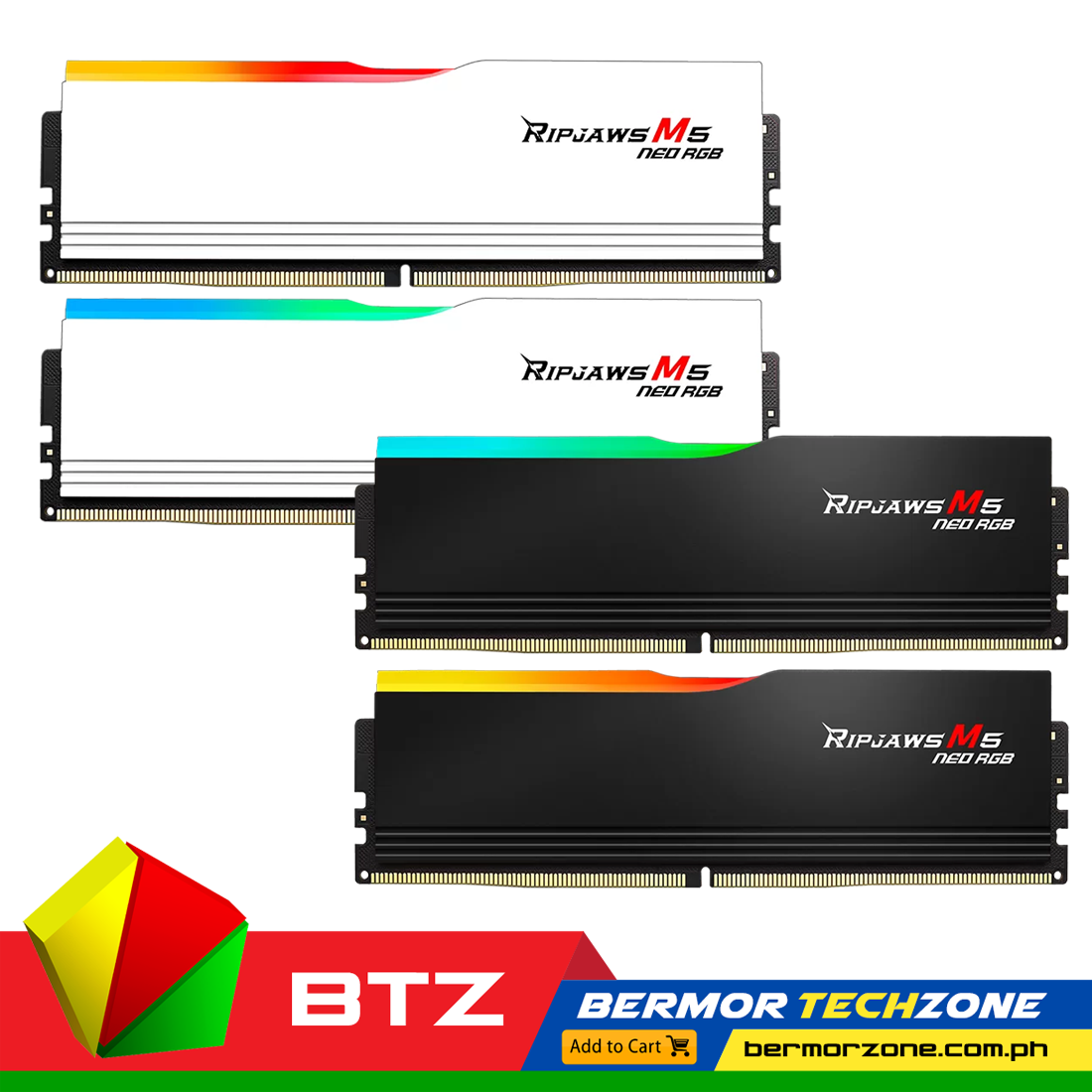 G.SKILL Ripjaws M5 NEO RGB DDR5 6000 CL36 32GB 2x16GB AMD EXPO Desktop