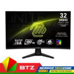 MSI MAG 32CQ6F 31.5" 2560x1440 WQHD Rapid VA 180Hz 0.5ms GTG 1500R Curved Gaming Monitor