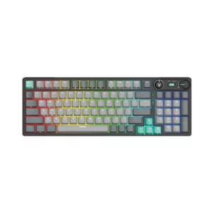Fantech Mk914 Atom Pro96 Saturn Keyboard• Tri Modes/96 Keys
• 2.4GHz, BT 5.0, Wired
• 5 Pin Hot Swappable
• Mechanical
• Build In Volume Knob
• 22 Lighting Modes
• Red/Blue Switch