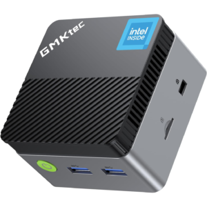 GMKtec NucBox K5 Ryzen 7 7735HS 16GB 512GB Radeon 680M Windows 11 Pro Mini Desktop (Copy)AMD Ryzen 7 7735HS
AMD Radeon 680M
16GB DDR5 4800 (Up to 32GB)
512 GB M.2 NVMe PCIe 4.0 SSD (expandable to 4TB) 2x M.2 Slot
2x 2.5G Gigabit Network, Wifi 6 & Bluetooth 5.2
1x HDMI, 1DP & 1x Type C Triple Screen 4k Output
US Power adapter (DC IN 120W), Vesa Mount & HDMI Cable
Windows 11Pro