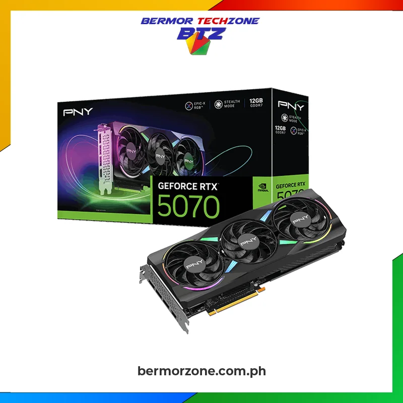 Features
Architecture: NVIDIA Blackwell
Memory: 12GB GDDR7
CUDA® Cores: 6,144
Outputs: 3x DP 2.1b, 1x HDMI 2.1b
TDP: 250W
Power Input: 1x 16-pin (to 2x 8-pin)
Memory Speed: 28 Gbps
Interface: 192-bit, 672 GB/sec bandwidth
Bus Type: PCIe 5.0 x16
Multi-Screen: 4
Max Resolution: 4K@480Hz / 8K@120Hz (DSC1)
Dimensions: 11.80" x 4.73" x 1.9" (2.4 Slot)
