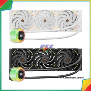 1stPlayer CC 240 AIO CPU Liquid Cooling System With Temperature Display (Copy)<ul>
 	<li>High-density fin radiator for effecient heat dissipation</li>
 	<li>aRGB lighting that synchronizes with the <a href="https://bermorzone.com.ph/">motherboard</a></li>
 	<li>Copper endothermic cold plate for optimal heat absorption</li>
 	<li>Temperature-controlled 9-blade FDB fan for low noise operation</li>
 	<li>Compatible with Intel 115x/1366/1700/2011 and AMD FM1/FM2/AM2/AM3/AM4/AM5 sockets</li>
 	<li>Cooling head provides real-time display of temperature for precise monitoring</li>
</ul>