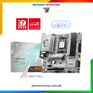 MSI B850M GAMING PLUS WIFI Micro-ATX White AM5 9000 Series Motherboard