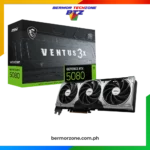 MSI GeForce RTX 5080 16GB VENTUS 3X OC GDDR7 Black Graphics Card