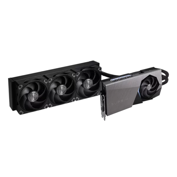MSI GeForce RTX 5090 32G VENTUS 3X OC GDDR7 Graphics Card (Copy)WITH DLSS 4

 	Core Clock: TBD
 	TORX Fan 5.0: Fan blades linked by ring arcs work to stabilize and maintain high-pressure airflow.
 	Nickel-plated Copper Baseplate: Heat from the GPU and memory is swiftly captured by a nickel-plated copper baseplate and transferred.
 	Core Pipes feature a square design to maximize contact with the GPU baseplate for optimal thermal management.
 	Metal Backplate: A reinforcing metal backplate with airflow vents and thermal pads enhances cooling.
 	MSI Center software gives you the choice to prioritize full performance in GAMING mode or low noise in SILENT mode.
 	Afterburner software takes full control with the most recognized and widely used graphics card overclocking software in the world.