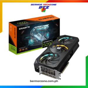 Gigabyte GeForce RTX 5090 GAMING OC 32G 32GB GDDR7 Graphics Card<ul>
 	<li> Powered by GeForce RTX™ 5090</li>
 	<li> Integrated with 32GB GDDR7 512bit memory interface</li>
 	<li> WINDFORCE cooling system
<ul>
 	<li> Hawk fan</li>
 	<li> Server-grade Thermal<a href="https://bermorzone.com.ph/"> conductive</a> gel</li>
</ul>
</li>
 	<li> RGB Halo</li>
 	<li> Dual BIOS (Performance / Silent)</li>
 	<li> Reinforced structure</li>
 	<li> Versatile VGA holder</li>
 	<li> 4 years warranty (Online registration required)</li>
</ul>