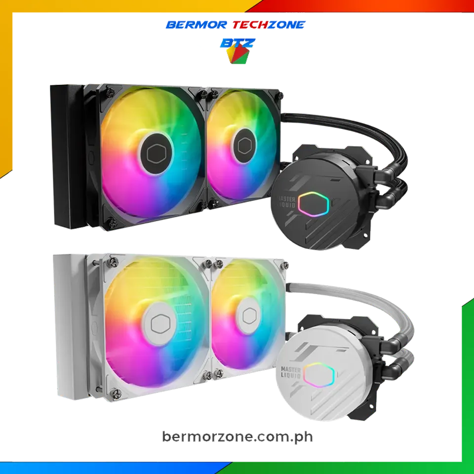 Cooler Master Masterliquid 240L CORE ARGB AIO CPU Cooler Black | White