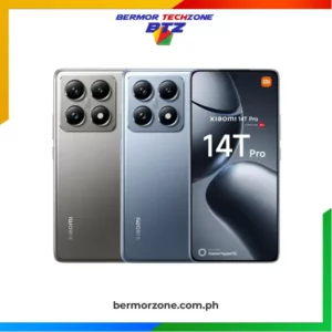 Xiaomi 14T Pro 12+512 Titan Smartphone<strong>Processor:</strong>Mediatek Dimensity 9300+
Up to 3.3GHz Octacore

<strong>Main Camera:</strong>50MP wide angle12MP ultra wide-angle50MP telephoto

<strong>Front Camera:</strong>32MP

<strong>Storage:</strong>12/512GB12/1TB

<strong>Battery:</strong>5000mAh|120W smart hypercharge, 50W Wireless