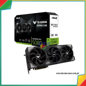 ASUS TUF Gaming GeForce RTX 5080 16GB GDDR7 OC | NON-OC Graphics Card<h4><strong>Feature</strong></h4>
<ul>
 	<li>NVIDIA Blackwell architecture for cutting-edge performance.</li>
 	<li>Enhanced cooling for improved thermal efficiency.</li>
 	<li>Robust power delivery system for stable operation.</li>
 	<li>Rugged design ensures exceptional durability.</li>
 	<li>Built to withstand harsh conditions.</li>
 	<li>TUF Gaming GeForce RTX™ 5080: dominate with unparalleled performance.</li>
</ul>
