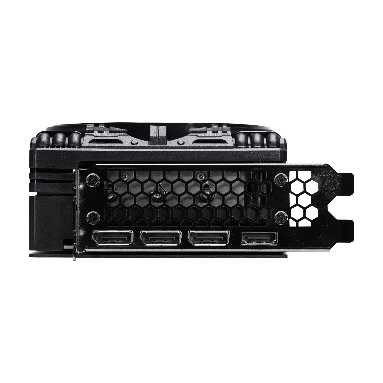 Palit GeForce 5070 Ti GameRock 16GB 256 Bit GDDR7 OC | NON-OC Graphics Card (Copy)
Memory: 16 GB GDDR7
Memory Interface: 256-bit
CUDA Cores: 8,960
Graphics Clock: 2295 MHz
Boost Clock: 2452 MHz
Memory Clock: 28 Gbps
Memory Bandwidth: 896 GB/sec
DirectX: Microsoft DirectX® 12 Ultimate
OpenGL: 4.6
Bus Support: PCI-E 5.0
Display Outputs: HDMI 2.1b, DisplayPort 2.1b x3
Max Resolution: 4K @ 480Hz or 8K @ 120Hz with DSCR
Height: 3.5-slot
Dimensions: 331.9 x 150 x 70.4 mm