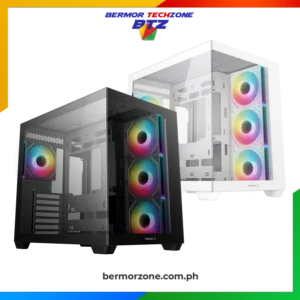 DeepCool CG530 4F Panoramic ATX Mid Tower Case with 4 ARGB Fans<ul>
 	<li><strong>Motherboard <a href="https://bermorzone.com.ph/">Support</a></strong>: ITX, Micro-ATX, ATX</li>
 	<li><strong>Rear Connector Support</strong>: ATX, Micro-ATX</li>
 	<li><strong>Front I/O Ports</strong>: USB 3.0×2, USB 2.0×1, Audio/Mic×1</li>
 	<li><strong>3.5" Drive Bays</strong>: 2</li>
 	<li><strong>2.5" Drive Bays</strong>: 2+1</li>
 	<li><strong>Expansion Slots</strong>: 7</li>
 	<li><strong>Pre-Installed Fans</strong>: - Side: 3×120mm (PWM + ARGB Reverse Blade) - Rear: 1×120mm (PWM + ARGB)</li>
 	<li><strong>Fan Support</strong>:
<ul>
 	<li>Front: NA</li>
 	<li>Top: 3×120mm / 2×140mm</li>
 	<li>Side: 3×120mm / 2×140mm</li>
 	<li>Rear: 1×120mm</li>
 	<li>Bottom: 3×120mm / 3.5 HDD + 2×120mm / 2.5 SSD + 2×120mm</li>
</ul>
</li>
 	<li><strong>Radiator Support</strong>:
<ul>
 	<li>Front: NA</li>
 	<li>Top: 120/140/240/280/360mm</li>
 	<li>Side: 120/140/240/280mm</li>
 	<li>Bottom: 120/240/360mm</li>
</ul>
</li>
 	<li><strong>CPU Cooler Height Limit</strong>: 160mm</li>
 	<li><strong>GPU Length Limit</strong>: 410mm</li>
</ul>