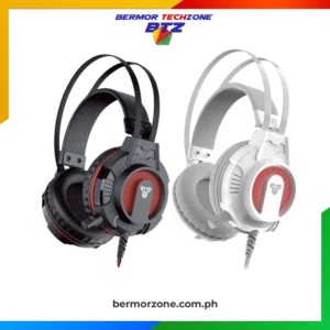 Fantech HG17S Visage II Gaming Headset<ul>
 	<li>Med-size Around Ear Gaming Headset with RGB Lighting</li>
 	<li>50mm Speaker Driver with Stereo Sound</li>
 	<li>Dual 3.5mm + USB Plug Type, 2.0m Cable Length</li>
 	<li>On Ear Cup Volume Control, Impedance: 21 Ohm</li>
 	<li>Short Omni-directional Microphone with Noise Cancellation</li>
</ul>