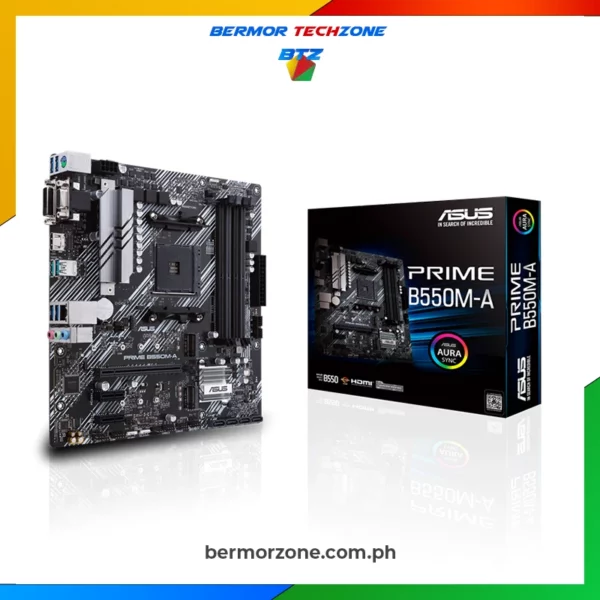 Asus Prime B550M-A Micro-ATX AM4 AMD Motherboard | Bermor Techzone BTZ