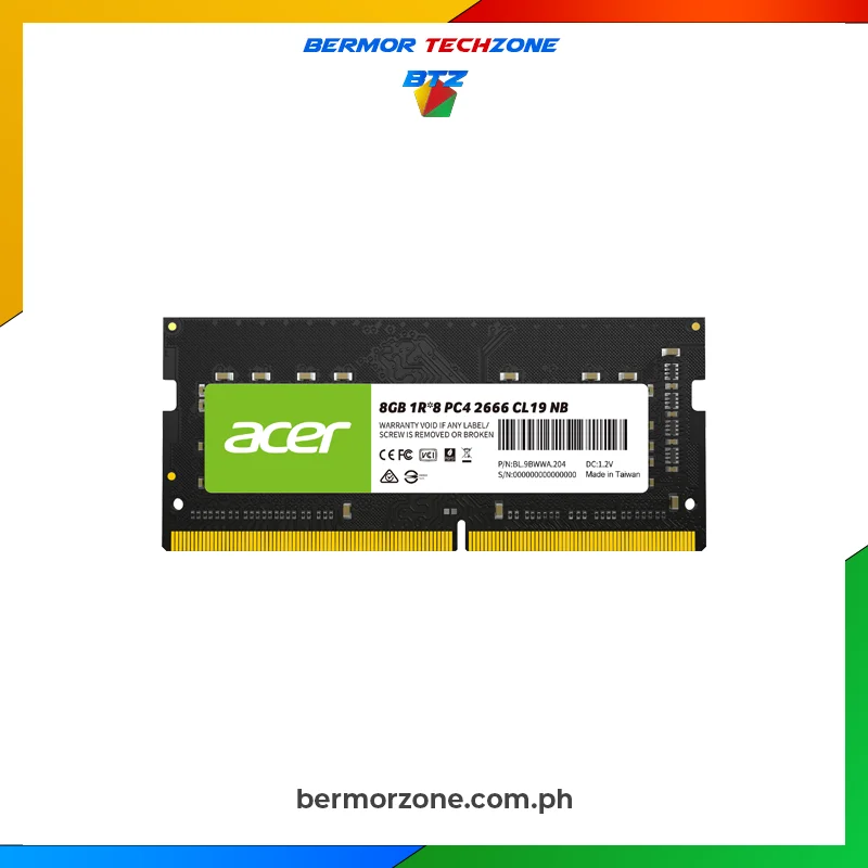 Acer SD100 8GB | 16GB | 32GB CL22 DDR4 3200Mhz SODIMM Laptop