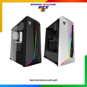 Fantech  CG71 PULSE RGB MIDDLE TOWER CASE BLACK - BlackColor: Black
