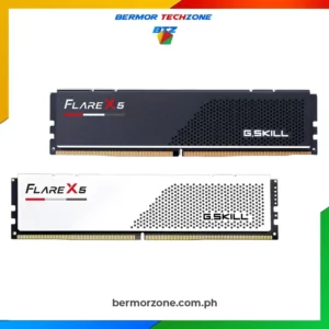Gskill Flare X5 DDR5 6000 CL36 64GB 2x32GB Intel XMP / AMD EXPO Desktop Memory White F5-6000J3636F32GX2-FX5W<h1 class="font-40 title">F5-6000J3636F32GX2-FX5W</h1>
<div class="font-25 sub-title">Flare X5
DDR5-6000 CL36-36-36-96 1.35V
64GB (2x32GB)
Intel XMP / AMD EXPO</div>
<div></div>
<div><a href="https://btz.com.ph">Designed</a> for DDR5-enabled AMD AM5 platforms</div>