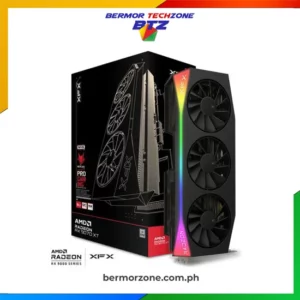 XFX Mercury AMD Radeon RX 9070 XT OC White Magnetic Air Edition with RGB Graphics Card (Copy)<p data-start="63" data-end="86"><strong data-start="63" data-end="76">Bus Type:</strong> PCI-E 5.0</p>
<p data-start="88" data-end="113"><a href="https://btz.com.ph"><strong data-start="88" data-end="113">Primary Clock Speeds:</strong></a></p>

<ul data-start="114" data-end="213">
 	<li data-start="114" data-end="146"><strong data-start="116" data-end="131">Base Clock:</strong> Up to 1870 MHz</li>
 	<li data-start="147" data-end="179"><strong data-start="149" data-end="164">Game Clock:</strong> Up to 2570 MHz</li>
 	<li data-start="180" data-end="213"><strong data-start="182" data-end="198">Boost Clock:</strong> Up to 3100 MHz</li>
</ul>
<p data-start="215" data-end="266"><strong data-start="215" data-end="237">Stream Processors:</strong> 4096<br data-start="242" data-end="245" /><strong data-start="245" data-end="263">Compute Units:</strong> 64</p>
<p data-start="268" data-end="294"><strong data-start="268" data-end="294">Memory Specifications:</strong></p>

<ul data-start="295" data-end="486">
 	<li data-start="295" data-end="320"><strong data-start="297" data-end="312">Memory Bus:</strong> 256-bit</li>
 	<li data-start="321" data-end="348"><strong data-start="323" data-end="340">Memory Clock:</strong> 20 Gbps</li>
 	<li data-start="349" data-end="373"><strong data-start="351" data-end="367">Memory Size:</strong> 16 GB</li>
 	<li data-start="374" data-end="412"><strong data-start="376" data-end="397">Memory Bandwidth:</strong> Up to 640 GB/s</li>
 	<li data-start="413" data-end="461"><strong data-start="415" data-end="446">Effective Memory Bandwidth:</strong> Up to 640 GB/s</li>
 	<li data-start="462" data-end="486"><strong data-start="464" data-end="480">Memory Type:</strong> GDDR6</li>
 	<li data-start="462" data-end="486"><strong data-start="488" data-end="505">Card Profile:</strong> 3.5 Slot</li>
 	<li data-start="462" data-end="486"><strong data-start="516" data-end="537">Thermal Solution:</strong> 3 Fan Magnetic Air</li>
 	<li data-start="462" data-end="486">Card Dimension (cm): 36 x 15.5 x 7.2</li>
</ul>