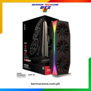 XFX SPEEDSTER QICK 319 AMD Radeon RX 6750 XT Core 12GB GDDR6 Gaming Graphics Card (Copy)<ul>
 	<li><strong>Base Clock:</strong> Up to 2150MHz</li>
 	<li><strong>Game Clock:</strong> Up to 2495MHz*</li>
 	<li><strong>Boost Clock:</strong> Up to 2600MHz**</li>
 	<li><strong>Stream Processors:</strong> 2560</li>
 	<li><strong>Memory Bus:</strong> 192-bit</li>
 	<li><strong>Memory <a href="https://bermorzone.com.ph">Clock</a>:</strong> 18 Gbps</li>
 	<li><strong>Memory Size:</strong> 12GB GDDR6</li>
 	<li><strong>Card Profile:</strong> 2.6 Slot</li>
 	<li><strong>Thermal Solution:</strong> Triple-Fan Cooling</li>
</ul>