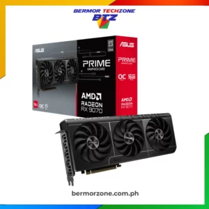 ASUS Prime Radeon RX 9070 XT OC Edition 16GB GDDR6 Graphics Card (Copy)<ul>
 	<li data-start="50" data-end="97"><strong data-start="52" data-end="72">Graphics Engine:</strong> AMD Radeon™ RX 9070 XT</li>
 	<li data-start="98" data-end="127"><a href="https://btz.com.ph"><strong data-start="100" data-end="117">Memory Speed:</strong></a> 20 Gbps</li>
 	<li data-start="128" data-end="165"><strong data-start="130" data-end="147">Bus Standard:</strong> PCI Express 5.0</li>
 	<li data-start="166" data-end="201"><strong data-start="168" data-end="187">OpenGL Support:</strong> OpenGL® 4.6</li>
 	<li data-start="202" data-end="234"><strong data-start="204" data-end="221">Video Memory:</strong> 16GB GDDR6</li>
 	<li data-start="235" data-end="260"><strong data-start="237" data-end="254">Engine Clock:</strong> TBD</li>
 	<li data-start="261" data-end="292"><strong data-start="263" data-end="285">Stream Processors:</strong> 4096</li>
 	<li data-start="293" data-end="326"><strong data-start="295" data-end="316">Memory Interface:</strong> 256-bit</li>
 	<li data-start="327" data-end="366"><strong data-start="329" data-end="352">Maximum Resolution:</strong> 7680 x 4320</li>
 	<li data-start="367" data-end="424"><strong data-start="369" data-end="389">Display Outputs:</strong> 1x HDMI 2.1, 3x DisplayPort 2.1a</li>
 	<li data-start="425" data-end="456"><strong data-start="427" data-end="444">HDCP Support:</strong> Yes (2.3)</li>
 	<li data-start="457" data-end="494"><strong data-start="459" data-end="490">Maximum Displays Supported:</strong> 4</li>
 	<li data-start="495" data-end="531"><strong data-start="497" data-end="526">NVLink/CrossFire Support:</strong> No</li>
 	<li data-start="532" data-end="561"><strong data-start="534" data-end="554">Recommended PSU:</strong> 750W</li>
 	<li data-start="562" data-end="596"><strong data-start="564" data-end="585">Power Connectors:</strong> 3x 8-pin</li>
 	<li data-start="597" data-end="624"><strong data-start="599" data-end="613">Slot Size:</strong> 2.5 Slot</li>
 	<li data-start="625" data-end="684"><strong data-start="627" data-end="642">Dimensions:</strong> 312 x 130 x 50 mm (12.3 x 5.1 x 2.0 in)</li>
</ul>