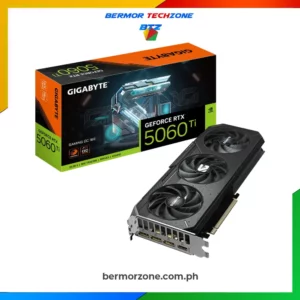 Gigabyte AORUS GeForce RTX 5060 Ti ELITE 16G Graphics Card GV-N506TAORUS-E-16GD (Copy)<ul>
 	<li>Powered by the NVIDIA Blackwell architecture and DLSS 4</li>
 	<li> Powered by GeForce RTX™ 5060 Ti</li>
 	<li> Integrated with 16GB GDDR7 128bit memory interface</li>
 	<li> WINDFORCE cooling system
<ul>
 	<li> Hawk fan</li>
 	<li> Server-grade Thermal <a href="https://bermorzone.com.ph">conductive</a> gel</li>
</ul>
</li>
 	<li> RGB Halo</li>
 	<li> Dual BIOS (Performance / Silent)</li>
 	<li> Reinforced structure</li>
 	<li> 4 years warranty (Online registration required)</li>
 	<li><strong data-start="945" data-end="963">Card Size (mm): </strong>L=329mm, W=128mm, H=41mm</li>
</ul>