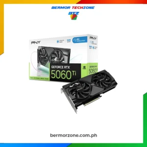 PNY GeForce RTX 5060 Ti 8GB | 16GB OC Dual Graphics Card<ul>
<li>Built on the latest <a href="https://bermorzone.com.ph/">NVIDIA</a> Blackwell architecture for next-gen performance</li>
<li>Equipped with 8GB of high-speed GDDR7 memory</li>
<li>4608 CUDA® Cores for powerful parallel processing</li>
<li>Supports 4 displays via 3x DisplayPort and 1x HDMI</li>
<li>Boost clock up to 2692 MHz with 180 W max power consumption</li>
</ul>