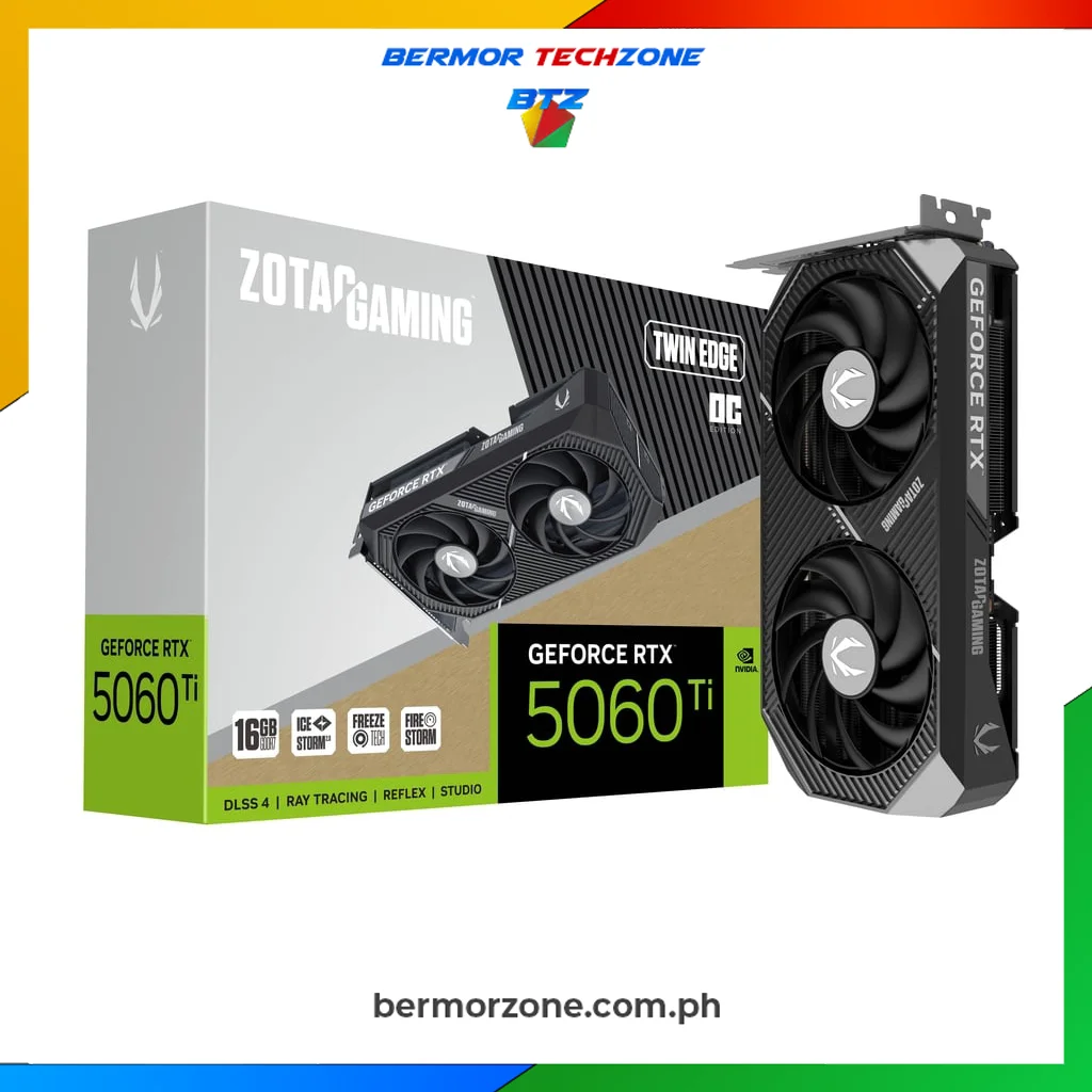 Zotac GeForce RTX 5060 Ti 8GB | 16GB Twin Edge OC GDDR7 128-bit Graphics Card
