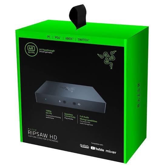 Razer Ripsaw HD Game Capture Card RZ20-02850100-R3M1 Bermor