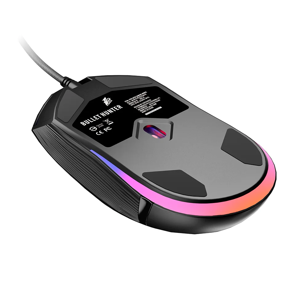1stPlayer Bullet Hunter BH5.0 E Sports 1200DPI RGB USB Gaming Mouse - Image 5