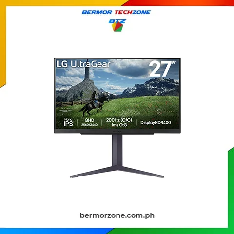 LG UltraGear 27GS85Q-B 27" QHD 2560x1440 180Hz-200Hz Gaming Monitor