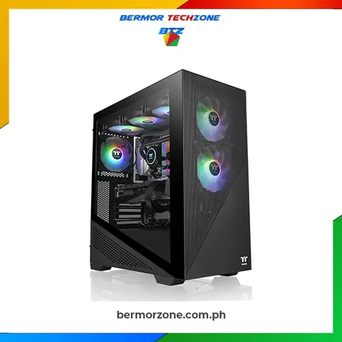 Thermaltake Divider 370 TG Black ARGB MB Sync E-ATX Mid Tower Chassis