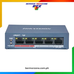 Hikvision DS-3E0105P-E/M 4 Port Fast Ethernet Unmanaged POE Switch