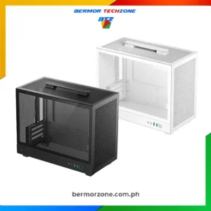 DEEPCOOL CH160 Plus Compact Micro-ATX Computer Case - Black | White
