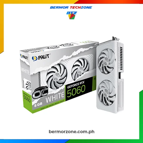 Palit GeForce RTX 5060 White OC 8GB GDDR7 Graphics Card | Bermor