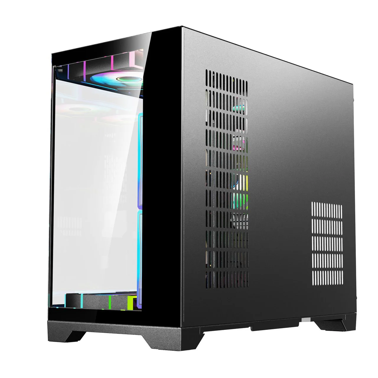 groundZERO Vision M Dual Chamber Micro ATX Chassis with LCD Display - Image 6