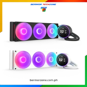 NZXT Kraken Elite 420 RGB 420mm AIO Liquid Cooler with 2.72 IPS LCD & RGB - Black | White