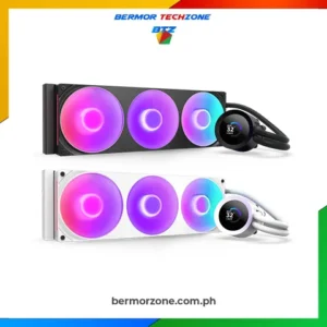 NZXT Kraken Plus 360 with 1.54" LCD Display RGB 360mm AIO Liquid Cooler - Black | White
