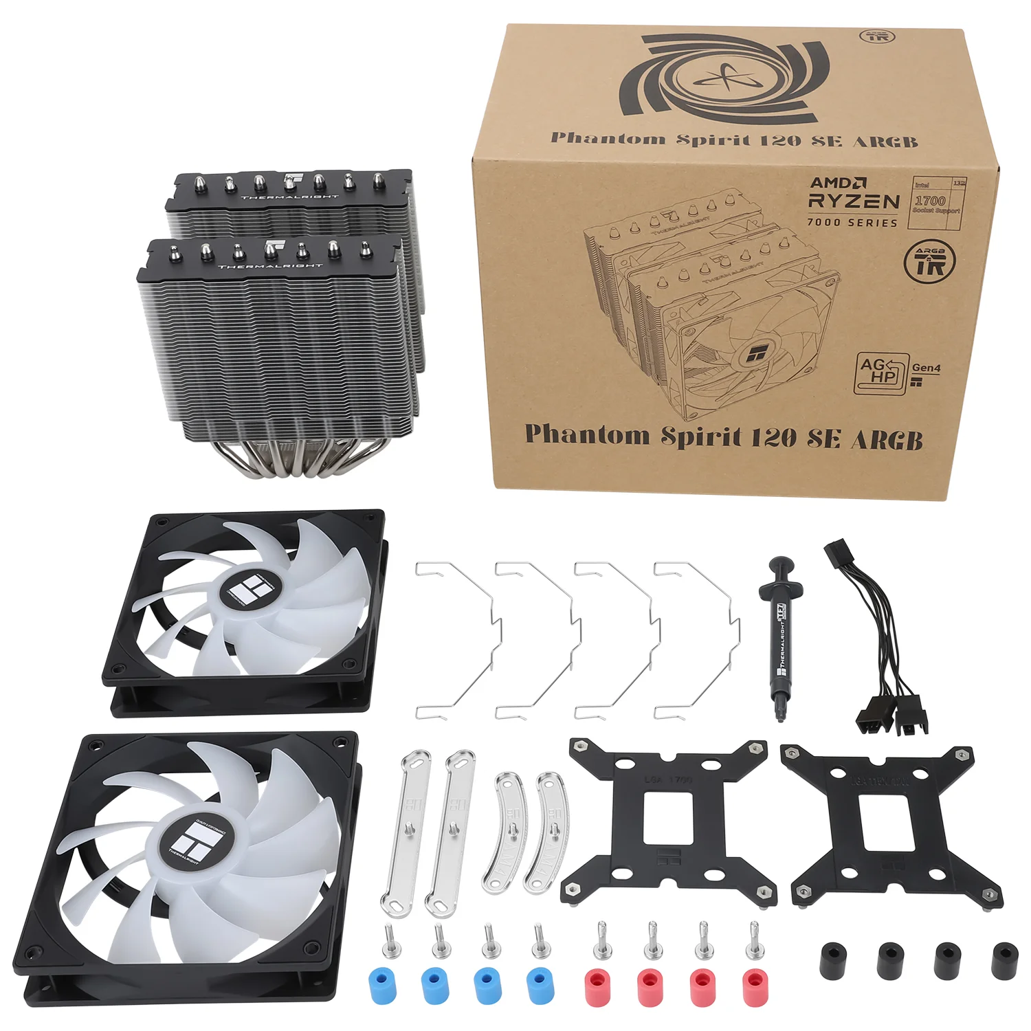 Thermalright Phantom Spirit 120 SE ARGB Dual Tower CPU Air Cooler - Image 5