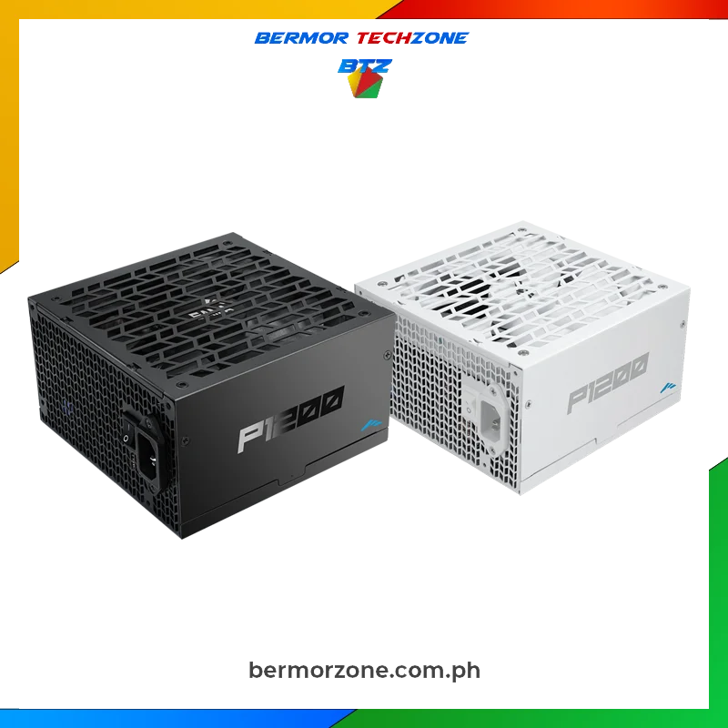 Sama P1200 1200W 80Plus Platinum Cybenetics Platinum ATX 3.1 PCI-E 5.1 Fully Modular Power Supply Unit - Black | White