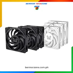 Scythe Wonder Tornado 120 2500 RPM PWM 3 Pack Case Fans - Black | White