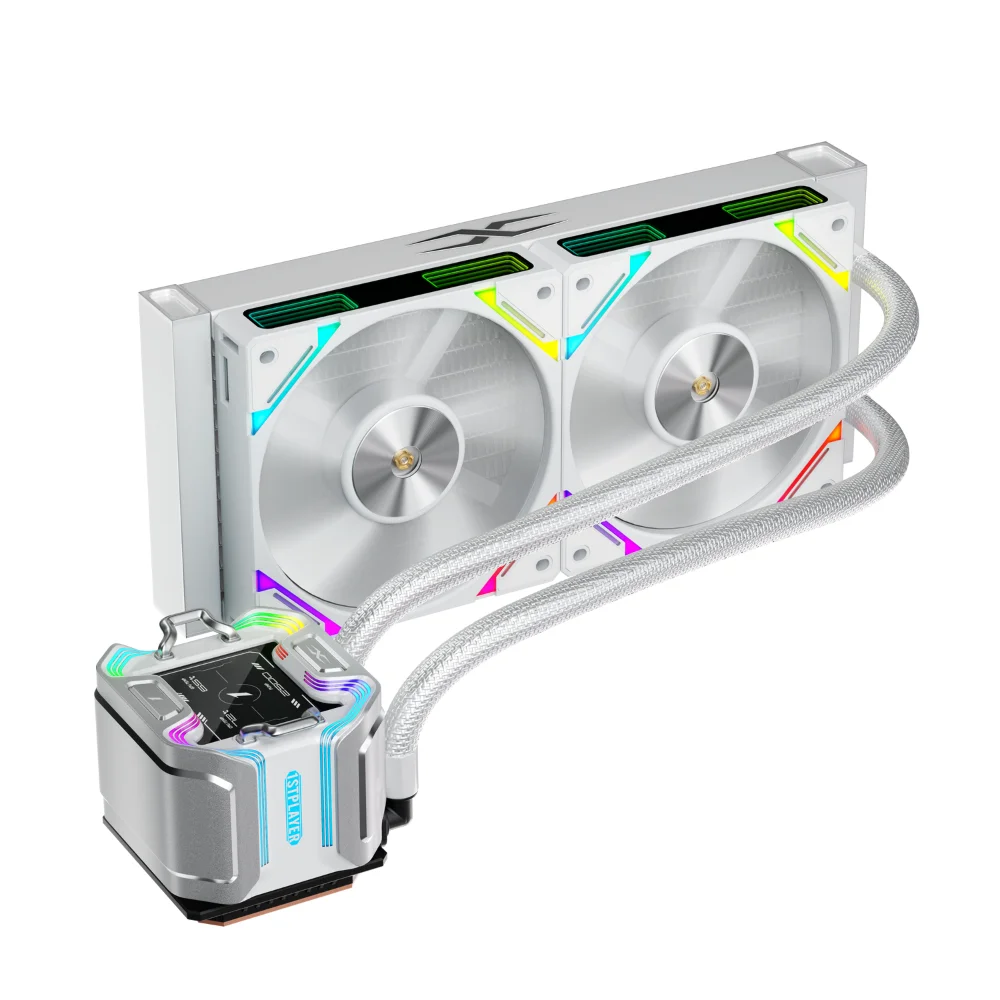 1stPlayer X-Starship X-240 RGB AIO CPU Liquid Cooling System - Black | White - Image 3