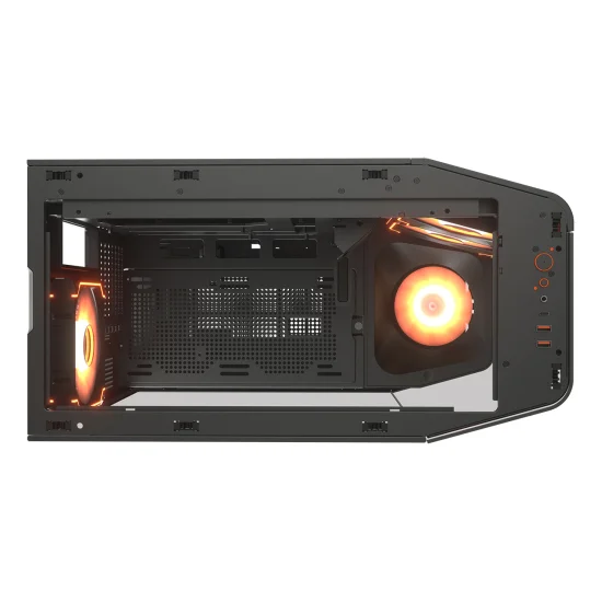 Cougar FV270 RGB Mid-tower Tempered Curved Glass Gaming Case - Black | White - Image 7