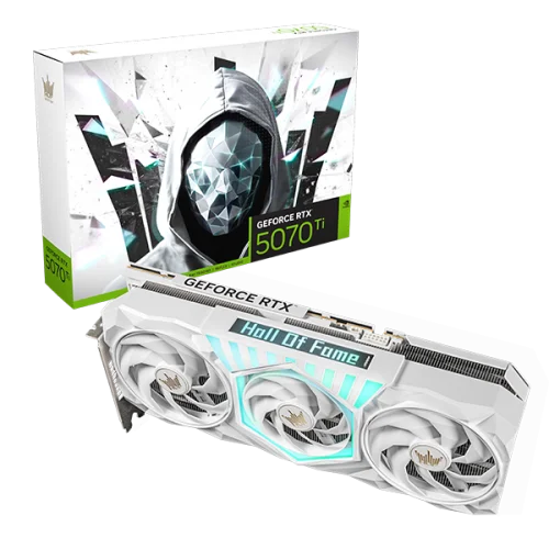 GALAX GeForce RTX 5070 Ti HOF Gaming 16GB GDDR7 256-bit Graphics Card - Black | White - Image 12