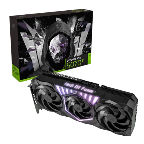 GALAX GeForce RTX 5070 Ti HOF Gaming 16GB GDDR7 256-bit Graphics Card - Black | White - Image 13
