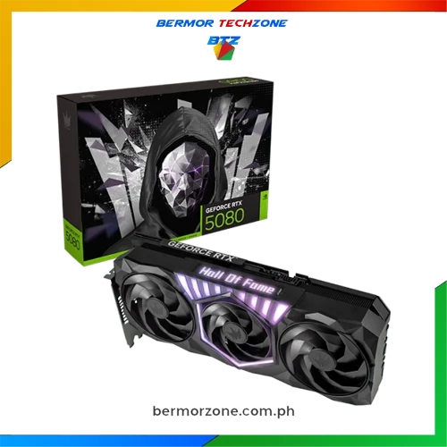 GALAX GeForce RTX 5080 HOF Gaming Black Edition 16GB GDDR7 256-bit Graphics Card Black