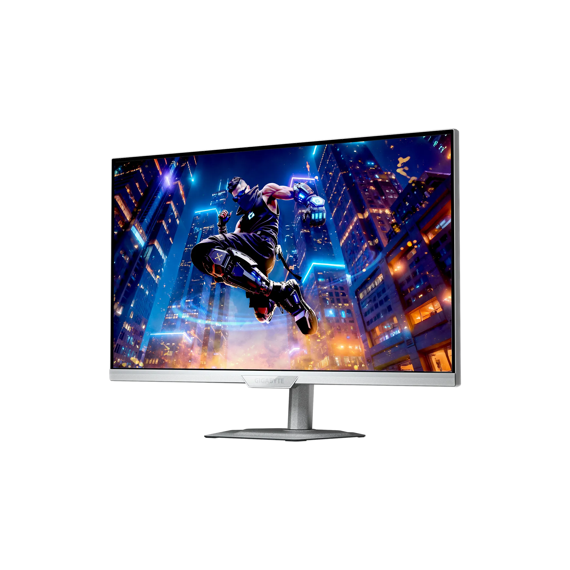 GIGABYTE M27UP ICE 27” 3840 x 2160 UHD SS IPS 160Hz 1ms GTG White Dual Mode Gaming Monitor GP-M27UP-ICE-AP - Image 2