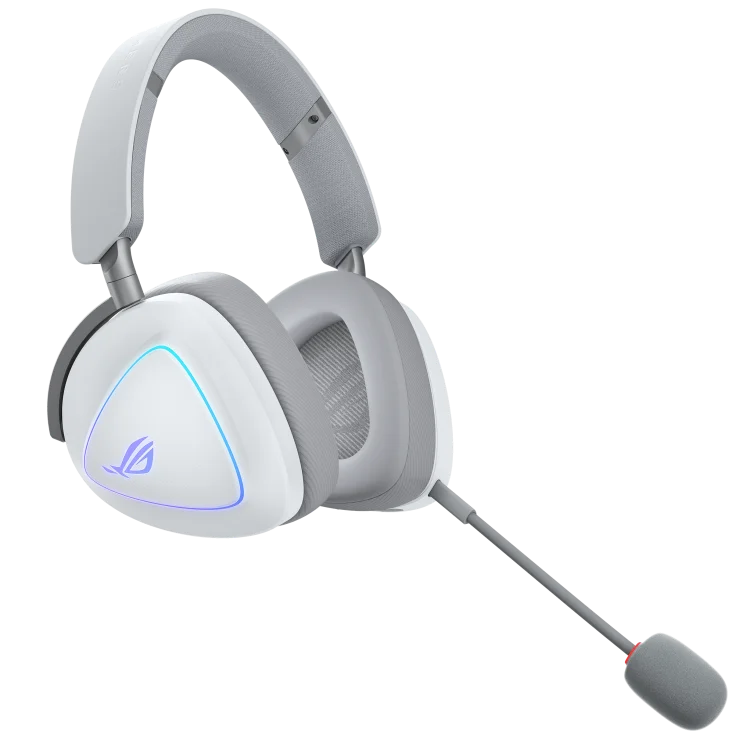 Asus ROG Delta II Tri-Mode Wireless Gaming Headset - White - Image 2