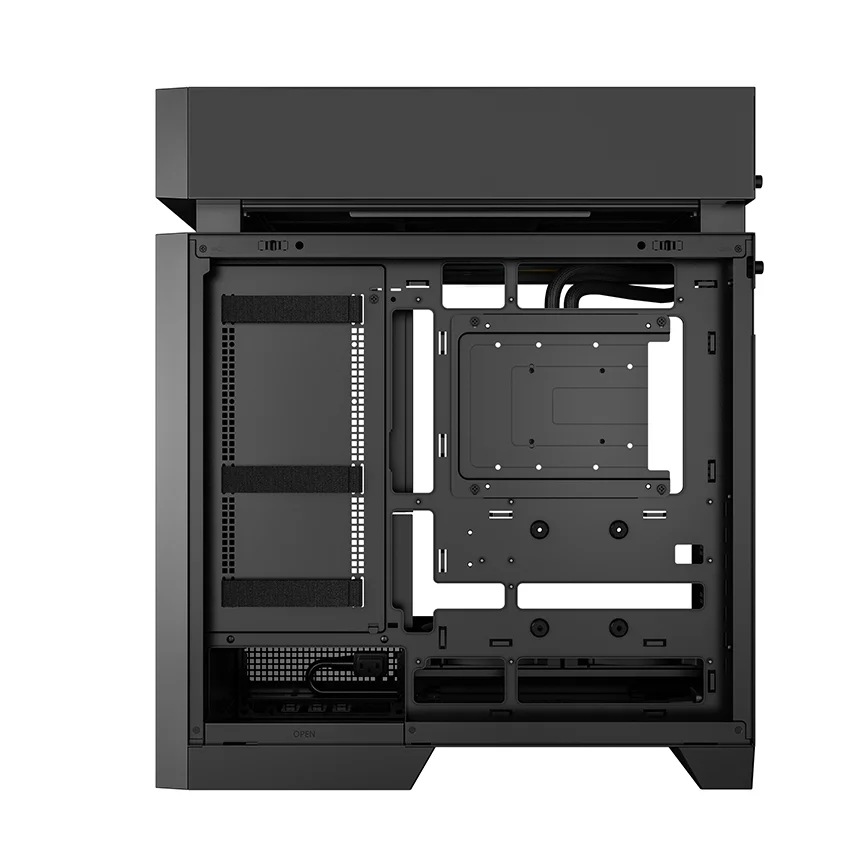 DEEPCOOL CL6600 Hyper-Split Tower Design ATX Case with Pre-installed 360mm ARGB Liquid Cooler - Black | White - Image 11